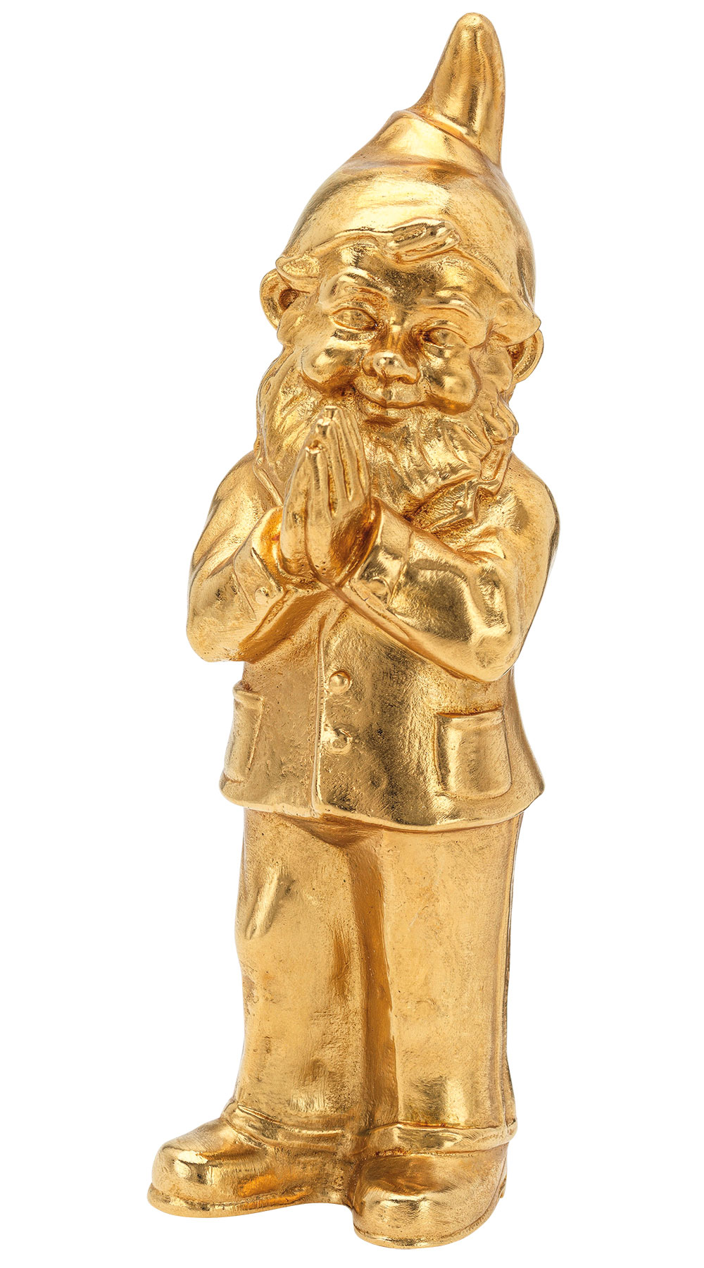 Ottmar Hörl: Skulptur 'Ben', Version vergoldet