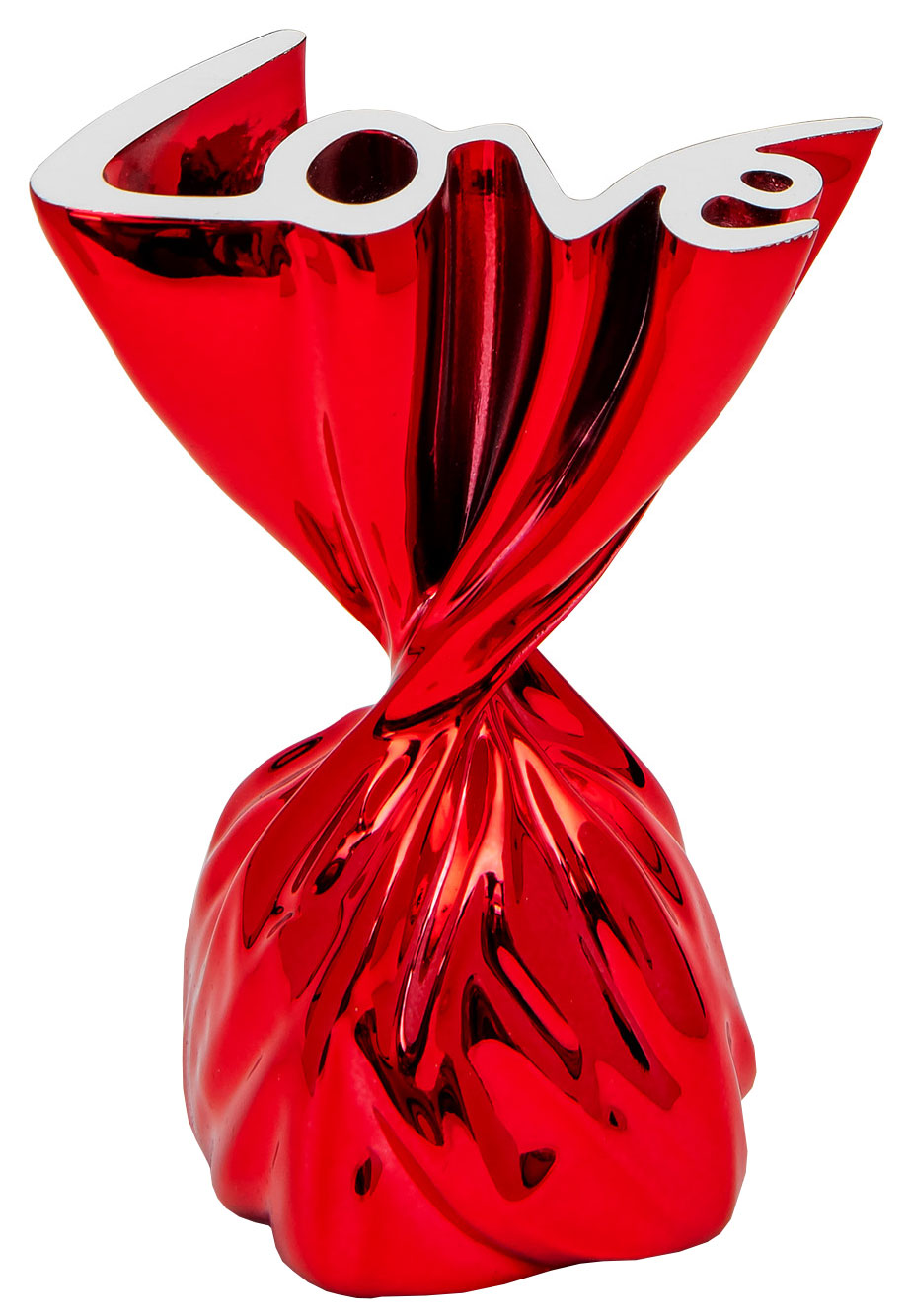 Sequenze: Decorative object 'Love Bonbon', red version, sculpture