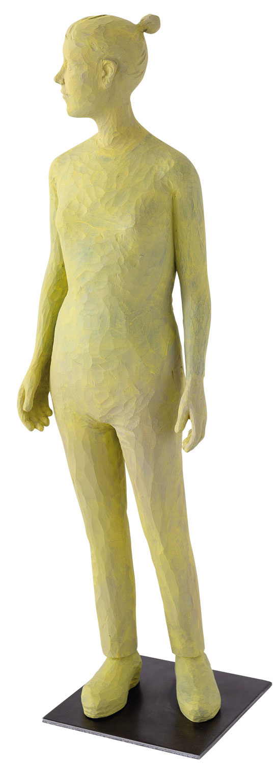 Johanna Schelle: Houten sculptuur 'Body#297.3/4' (2019)